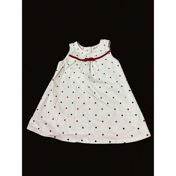 Healthtex Girls Overall Dress Sz 24m polka dot - Picture 1 of 5